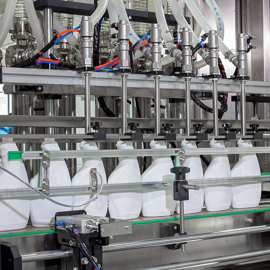 Automatic Multi Heads Nozzles Filler Liquid Bottle Filling Machine